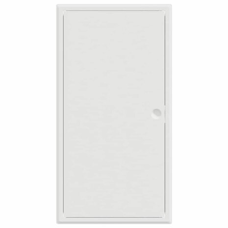 Toegangs paneel Wit 30 x 60 cm staal 4