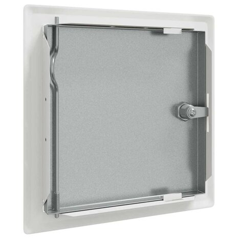 Toegangs paneel 2 pcs Wit 20 x 20 cm Staal 6