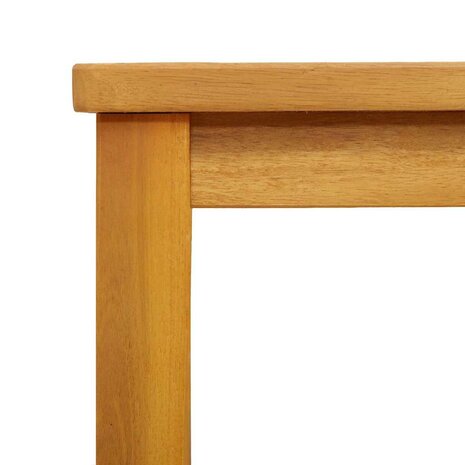 Tuin bijzettafel 35x35x34 cm van massief acaciahout 8