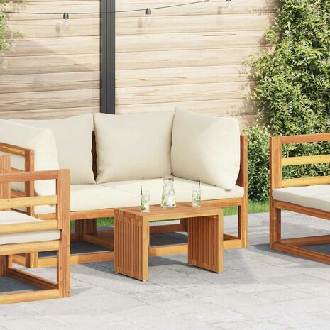 Tuin Bijzettafel 50x32,5x35 cm Massief Teakhout 1