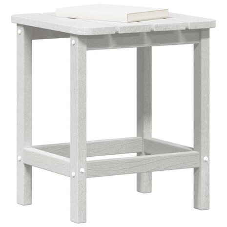 Adirondack Bijzettafel Wit 38x38x45 cm HDPE 2