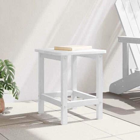 Adirondack Bijzettafel Wit 38x38x45 cm HDPE 3