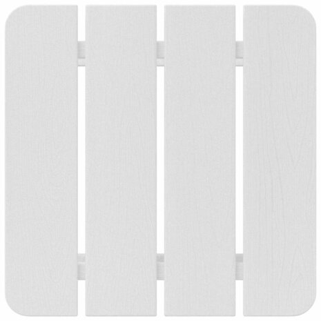 Adirondack Bijzettafel Wit 38x38x45 cm HDPE 7