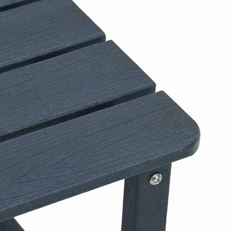 Adirondack Bijzettafel Marineblauw 38x38x46 cm HDPE 8