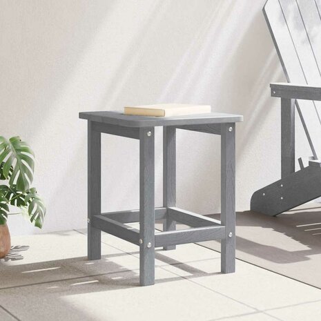 Adirondack Bijzettafel Lichtgrijs 38x38x45 cm HDPE 3