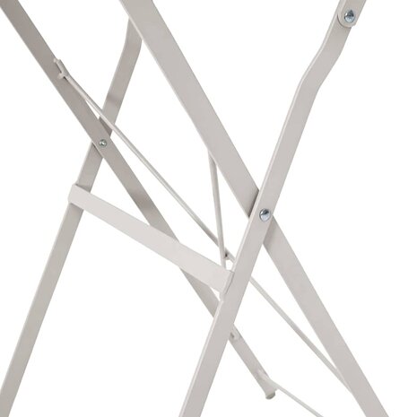 Bistrotafel Ø50x71 cm gepoedercoat staal beige 7