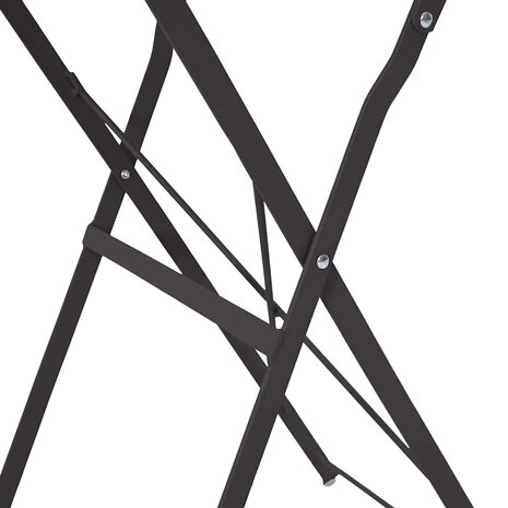 Bistrotafel Ø50x71 cm gepoedercoat staal antraciet 7