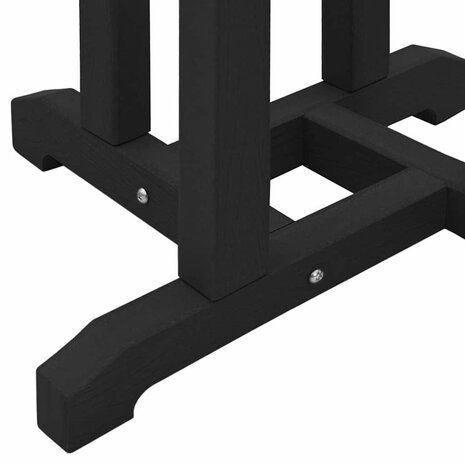 Bartafel Zwart 55x55x107 cm HDPE 8
