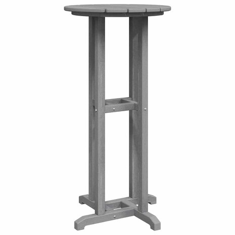 Bartafel Lichtgrijs 55x55x107 cm HDPE 6