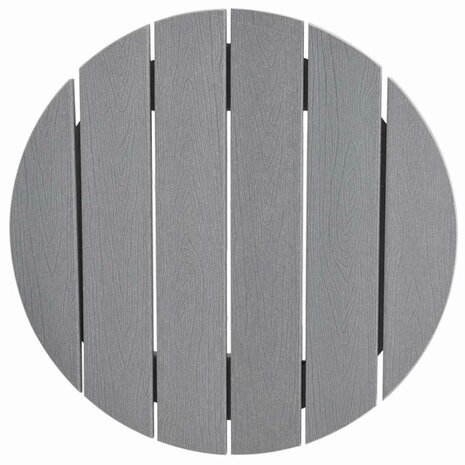 Bartafel Lichtgrijs 55x55x107 cm HDPE 7