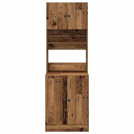 Keukenkast Oud Hout 60 x 50 x 180 cm Gelaagd Hout 5