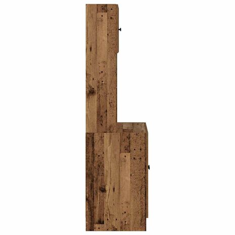 Keukenkast Oud Hout 60 x 50 x 180 cm Gelaagd Hout 6