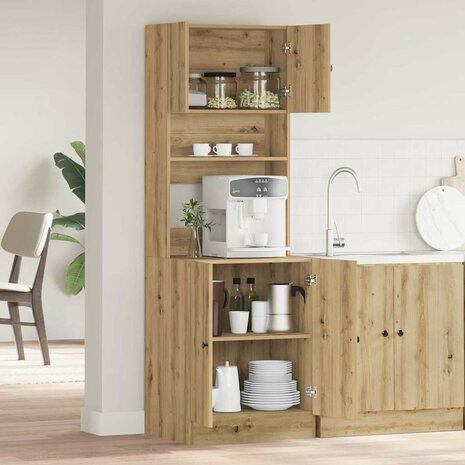 Keukenkast Artisan Eiken 60 x 50 x 180 cm Gelaagd Hout 3