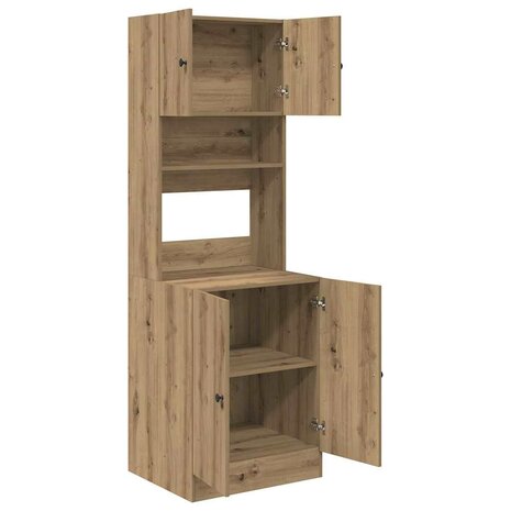 Keukenkast Artisan Eiken 60 x 50 x 180 cm Gelaagd Hout 4