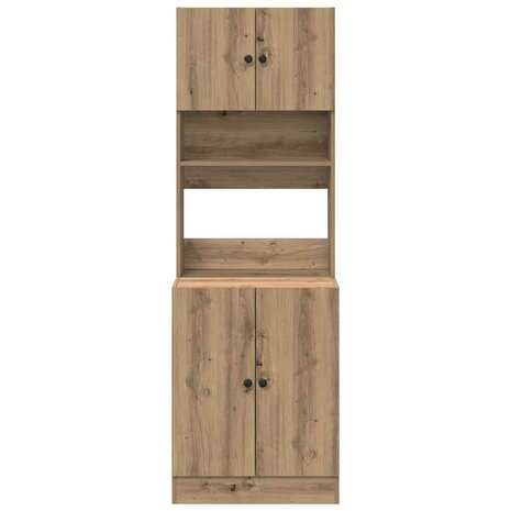 Keukenkast Artisan Eiken 60 x 50 x 180 cm Gelaagd Hout 5
