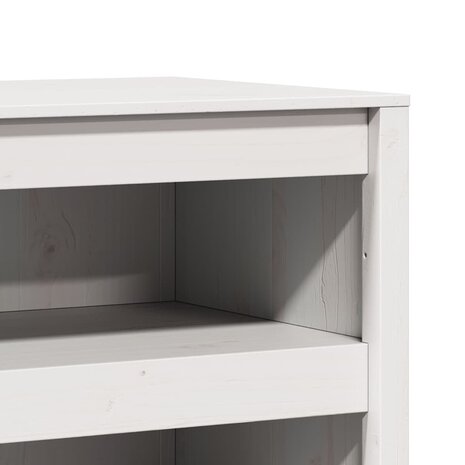 Buiten Keukenkast Wit 106x55x64 cm Massief Grenenhout 7