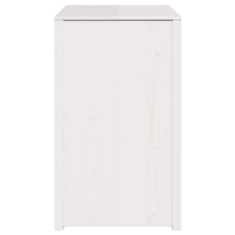 Buitenkeukenkast Wit 106x55x92 cm Massief Grenenhout 5