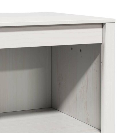 Buitenkeukenkast Wit 106x55x92 cm Massief Grenenhout 7