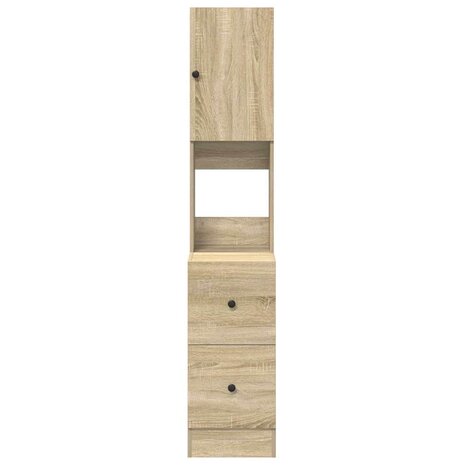 Keukenkast Sonoma Eiken 35x50x180 cm Bewerkt Hout 5