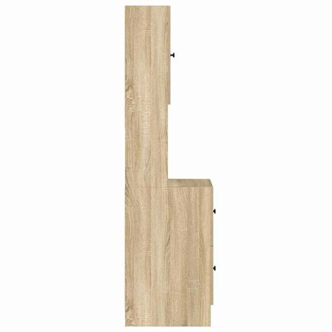 Keukenkast Sonoma Eiken 35x50x180 cm Bewerkt Hout 6