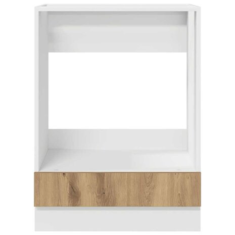 Ovenkast - Artisan Eiken, 60x46x81.5 cm, gefabriceerd hout 4