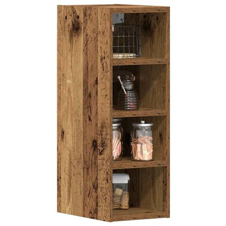Hangkast Riga 20x29,5x60 cm bewerkt hout oud houtkleurig 1