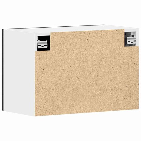 Zwart Eiken Hangkast - 60x31x60 cm, Gemaakt van Engineered Hout 5
