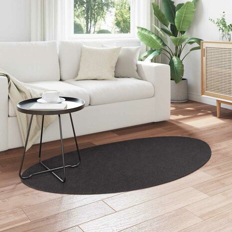 Tapijt Antraciet 80 x 150 cm Polyester 2