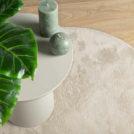 Tapijt Beige 80 x 150 cm Katoen 4