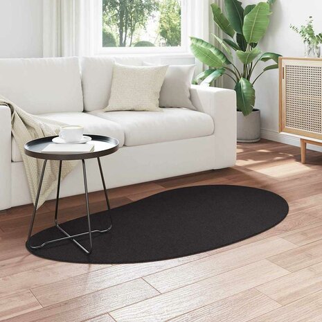 Tapijt Zwart 80 x 150 cm Polyester 2