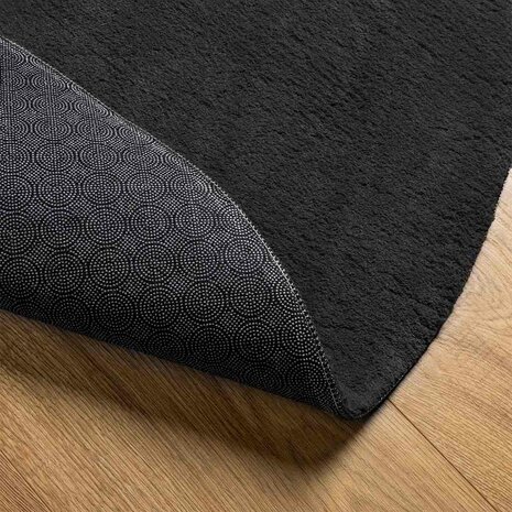 Tapijt Zwart 80 x 150 cm Polyester 4