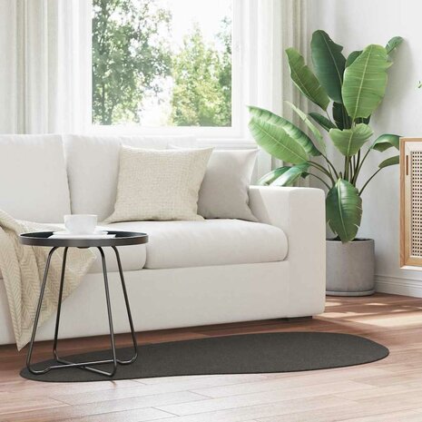 Tapijt Antraciet 80 x 150 cm Polyester 1