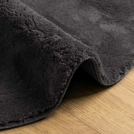 Tapijt Antraciet 80 x 150 cm Polyester 7