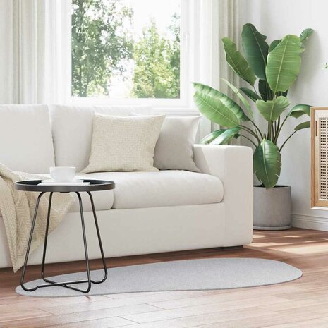 Tapijt Grijs 80 x 150 cm Polyester 1