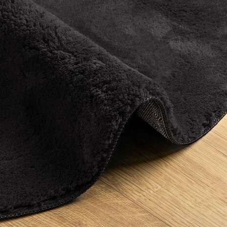 Tapijt Zwart 80 x 150 cm Polyester 7