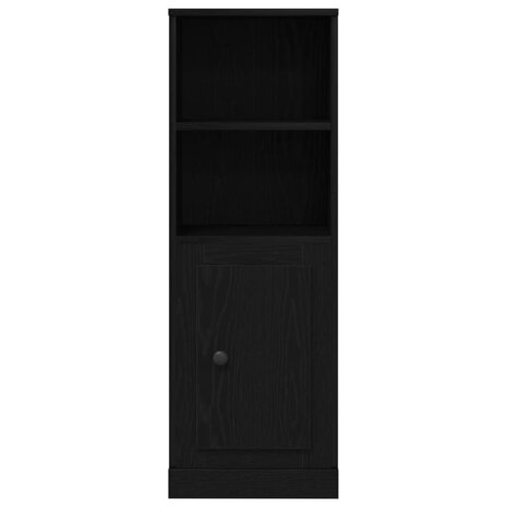 Hoge kast 36x35,5x103,5 cm bewerkt hout zwart eikenkleurig 5
