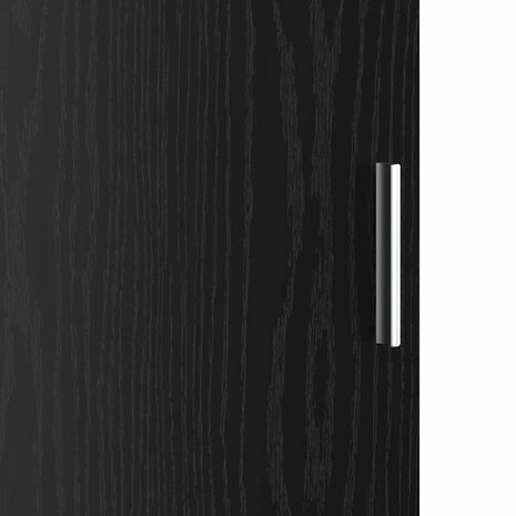 Hoge Kast Zwart 31,5x32x124 cm Gelaagd hout 7