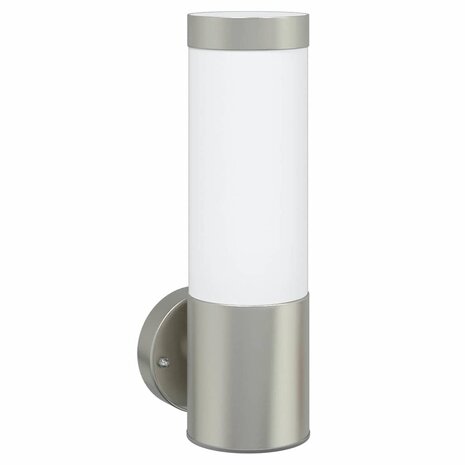 Buitenwandlampen Set van 2 Zilver RVS IP44 2