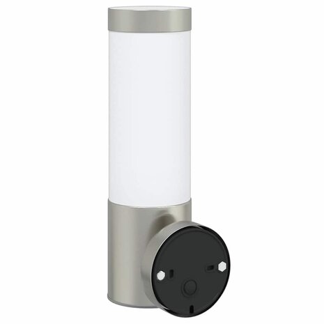 Buitenwandlampen Set van 2 Zilver RVS IP44 5