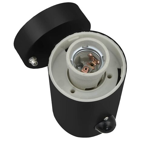 Buitenwandlampen met Sensor 2 stuks Zwart RVS IP44 7