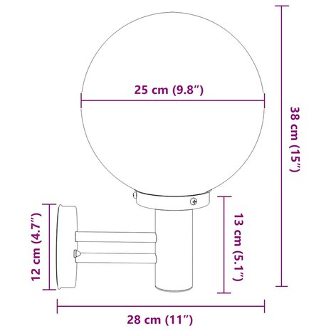 Buiten Wandlampen 2 stuks zilver RVS IP44 7