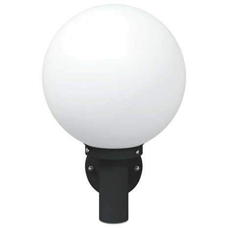 Buitenwandlamp Zwart RVS IP44 2