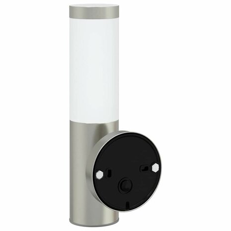 Buiten Wandlamp 2 stuks Zilver RVS IP44 5