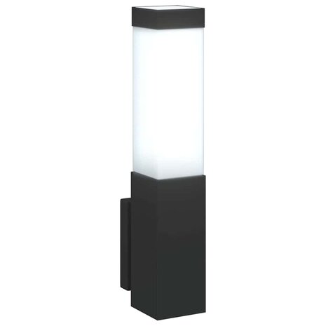 Buiten Wandlampen 2 stuks Zwart RVS IP44 8