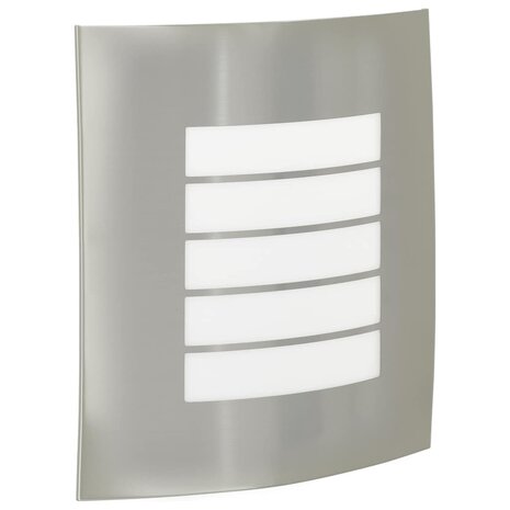 Buitenwandlampen 2 stuks Zilver Roestvrijstaal IP44 2
