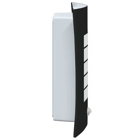 Buitenwandlamp met Sensor 2 stuks Zwart RVS IP44 3