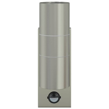 Buitenwandlampen met Sensor 2 stuks Zilver RVS IP44 3
