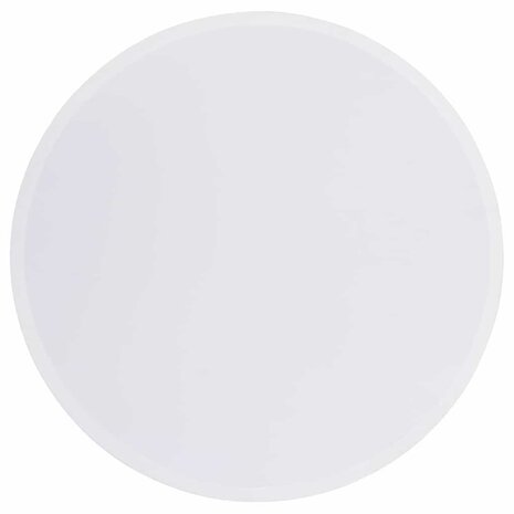 Plafondlamp vlakke montage Ø 30 cm E27 stof wit 4