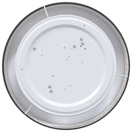 Plafondlamp met sterrenlampscherm Ø 38 cm E27 stof zwart 3