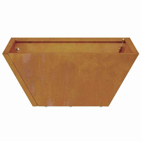 Tuin Kom Bloempotten 5 stuks 35x35x15 cm Cortenstaal 7